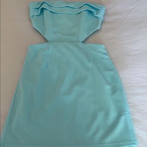lucy in the sky crepe cutout dress